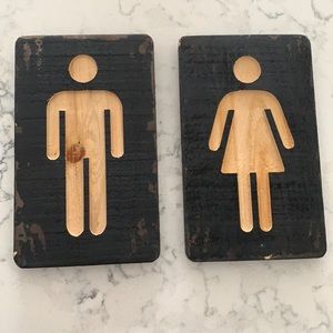 Boy and girl wall decor